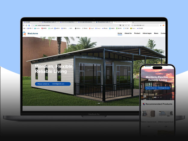 Space Cabin外贸站制作 外贸网站建设